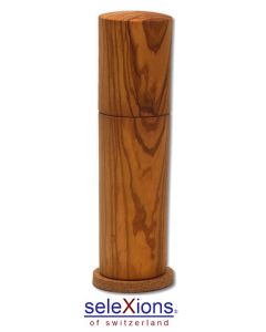 Gewürzmühle Olivenholz mit Keramikmahlwerk, 18cm 