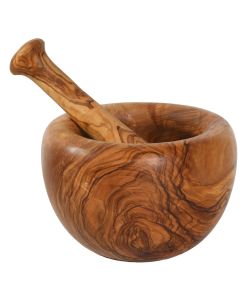 Mörser mittel Olivenholz, Ø10cm