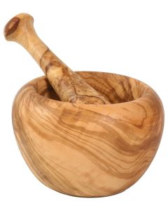 Mörser groß Olivenholz, Ø12cm