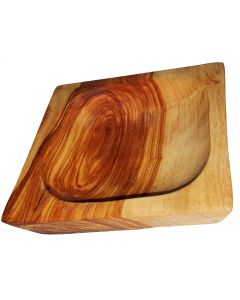 Olivenholz Antipasti-Schale klein, quadratisch, ca. 12x12cm