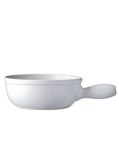 Eco Fondue Caquelon weiss, Ø24cm