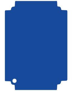 Top Board blaue Schneideinlage randlos 53x32,5cm GN 1/1