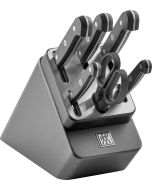 Zwilling Gourmet Selbstschärfender Messerblock, Anthrazit, 7-tlg.