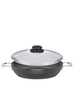 Spring Meridian Intense Pro Servierpfanne XL mit Vulcano Glasdeckel