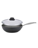 Spring Meridian Intense Pro Wokpfanne mit Vulcano Glasdeckel, Ø28cm