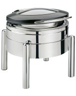 CBS Advantage Chafing Dish Window Station Black rund, Ø30cm