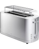 Zwilling Enfinigy Toaster mit Brötchenaufsatz, 2 Schlitze lang, Silber