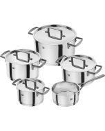 Zwilling Bellasera Kochgeschirrset 5-tlg., schwarze Griffe