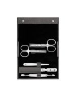 Zwilling Classic Inox Maniküre Pediküre Druckknopfetui 5-tlg., Anthrazit