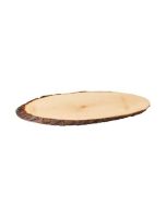 Baumscheibe lackiert Esche/Erle oval