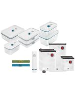 Zwilling Fresh & Save Vakuum Starterset S/M/L, 16-tlg., Glas/Kunststoff, La Mer